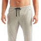 Calça de moletom masculina Polo Ralph Lauren com bolsos canelados e malha canelada, tamanho grande, cinza