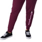 Calça de moletom feminina Champion Plus Powerblend canelada roxa tamanho 2X
