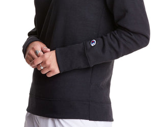 Moletom Champion Power Blend Boyfriend Feminino Preto Tamanho XX-G