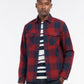 Camisa Barbour Hordon Over Masculina Azul Tamanho X-G