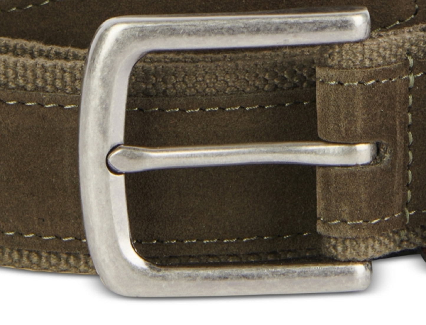 Barbour Padbury Casual Webbing Masculino com Cinto de Camurça Tonal Verde Tamanho Médio