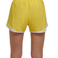 Calvin Klein Shorts Perfurado Feminino Amarelo Tamanho Grande