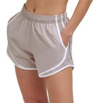 Calvin Klein Women's Perforated Shorts Brown Size XX-Large