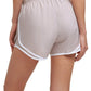 Calvin Klein Shorts Perfurados Feminino Marrom Tamanho XX-G