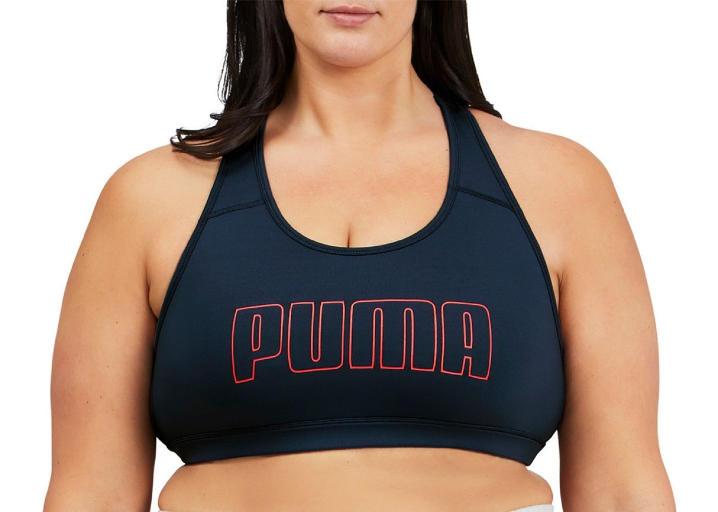 Sutiã esportivo Puma 4Keeps Mid Impact feminino, azul, tamanho 3X