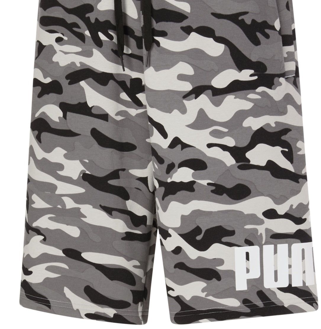 Shorts Camuflado Masculino Puma Preto Tamanho Médio
