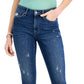 Calça jeans skinny skinny Tommy Hilfiger Curvy Fit feminina, tamanho 14, azul