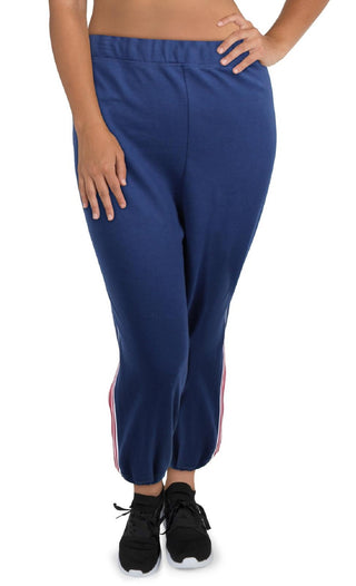 Calça Boyfriend Feminina Tommy Hilfiger Azul Tamanho 2X