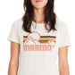 Camiseta feminina Marmot Coastal, branca, tamanho pequeno