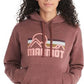 Moletom com capuz feminino Marmot Coastal Fleece vermelho tamanho X-S