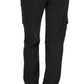 Calça cargo feminina GUESS Bowie preta tamanho 31