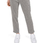 Calça feminina Riley &amp; Rae Rue Gingham com estampa cinza, tamanho 14
