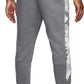 Calça de treino Nike Camo Swoosh masculina, cinza, tamanho médio