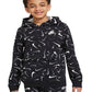 Moletom com capuz Nike Kids Pocket Club preto, tamanho M