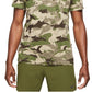Camiseta Nike Masculina Camuflada Marrom Tamanho Grande