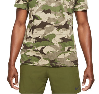 Camiseta Nike Masculina Camuflada Marrom Tamanho Grande