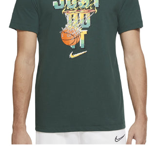 Camiseta Nike Just Do It Hoop Masculina Verde Tamanho Médio
