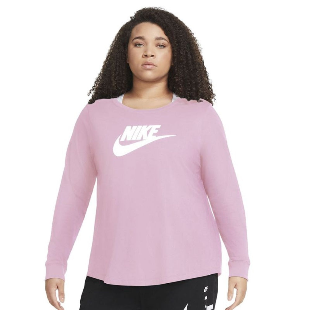 Camiseta Nike Feminina Cotton Graphic Rosa Tamanho 2X