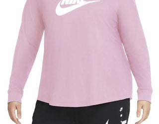 Camiseta Nike Feminina Cotton Graphic Rosa Tamanho 2X