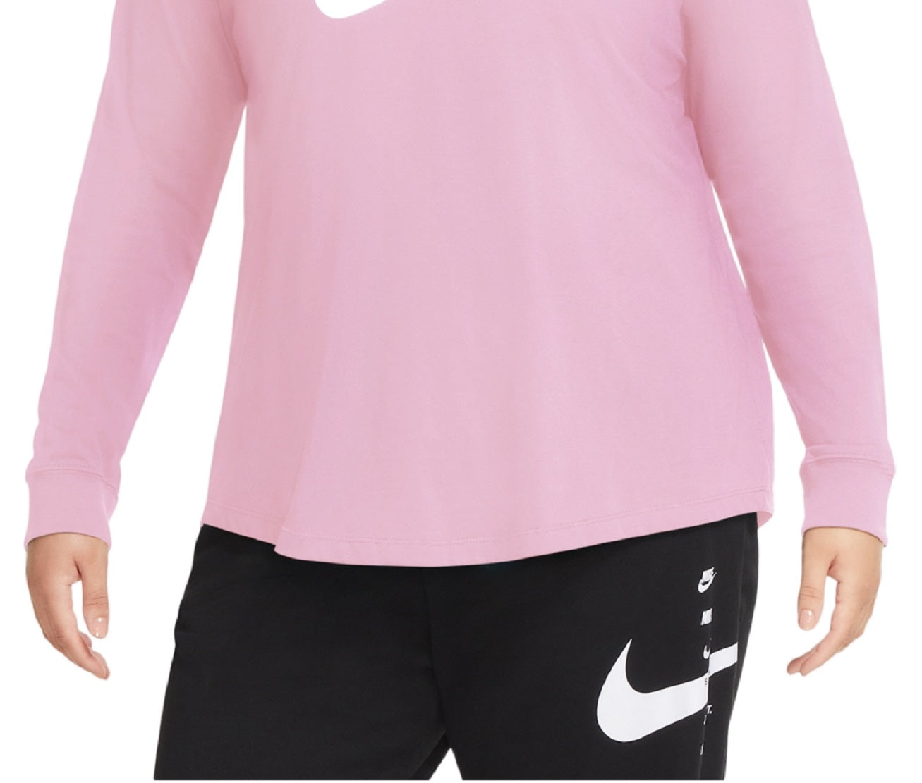 Camiseta Nike Feminina Cotton Graphic Rosa Tamanho 3X