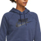 Moletom com capuz Nike Sportswear Essential Cropped Feminino Azul Tamanho Grande