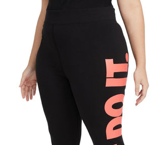 Nike Women's Essential High Rise Leggings Black Size 2X