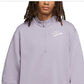 Blusa Nike Easy Fleece Meio Zíper Feminina Roxa Tamanho XG