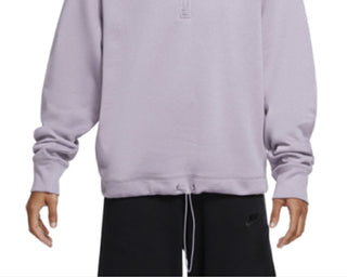 Blusa Nike Easy Fleece Meio Zíper Feminina Roxa Tamanho XG