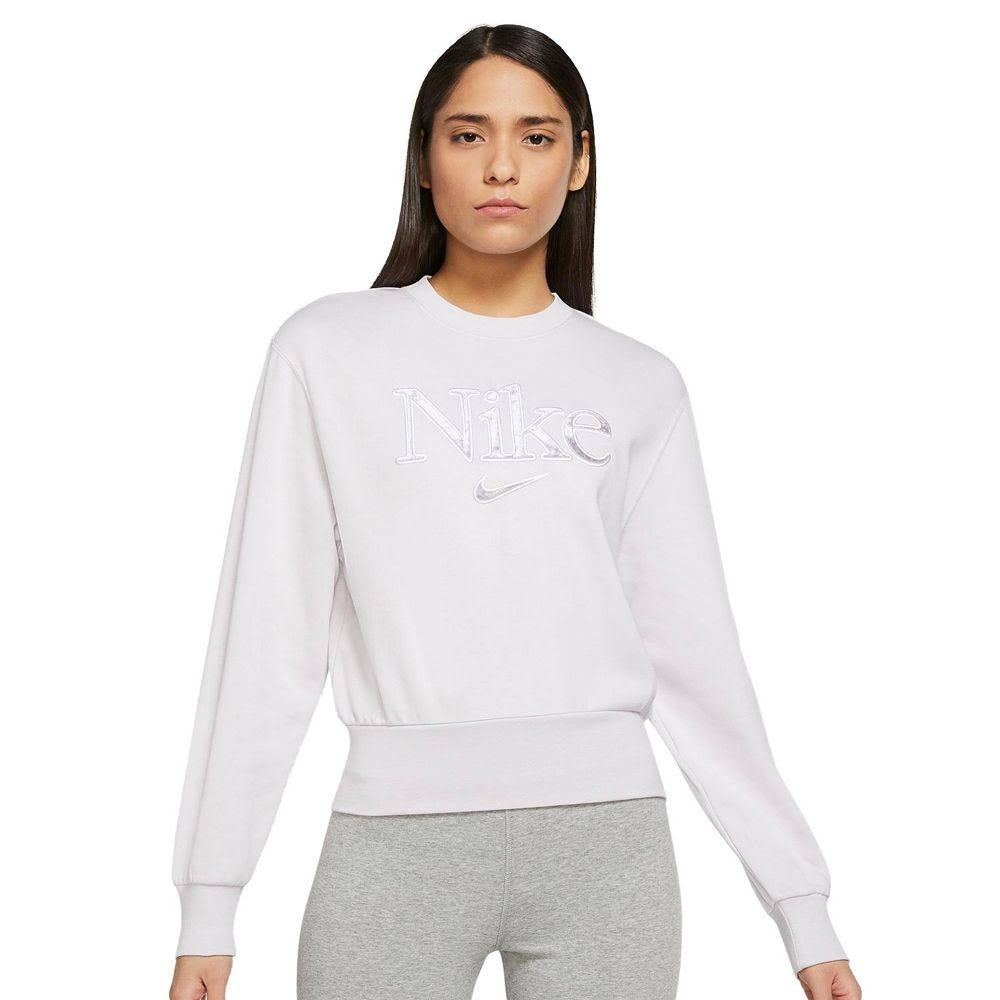 Moletom Nike Fleece Feminino Roxo Tamanho Grande