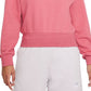 Moletom Nike Feminino Femme Logo Fleece Rosa Tamanho GG