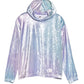 Moletom com capuz Nike Sportswear Velour feminino azul tamanho 3X