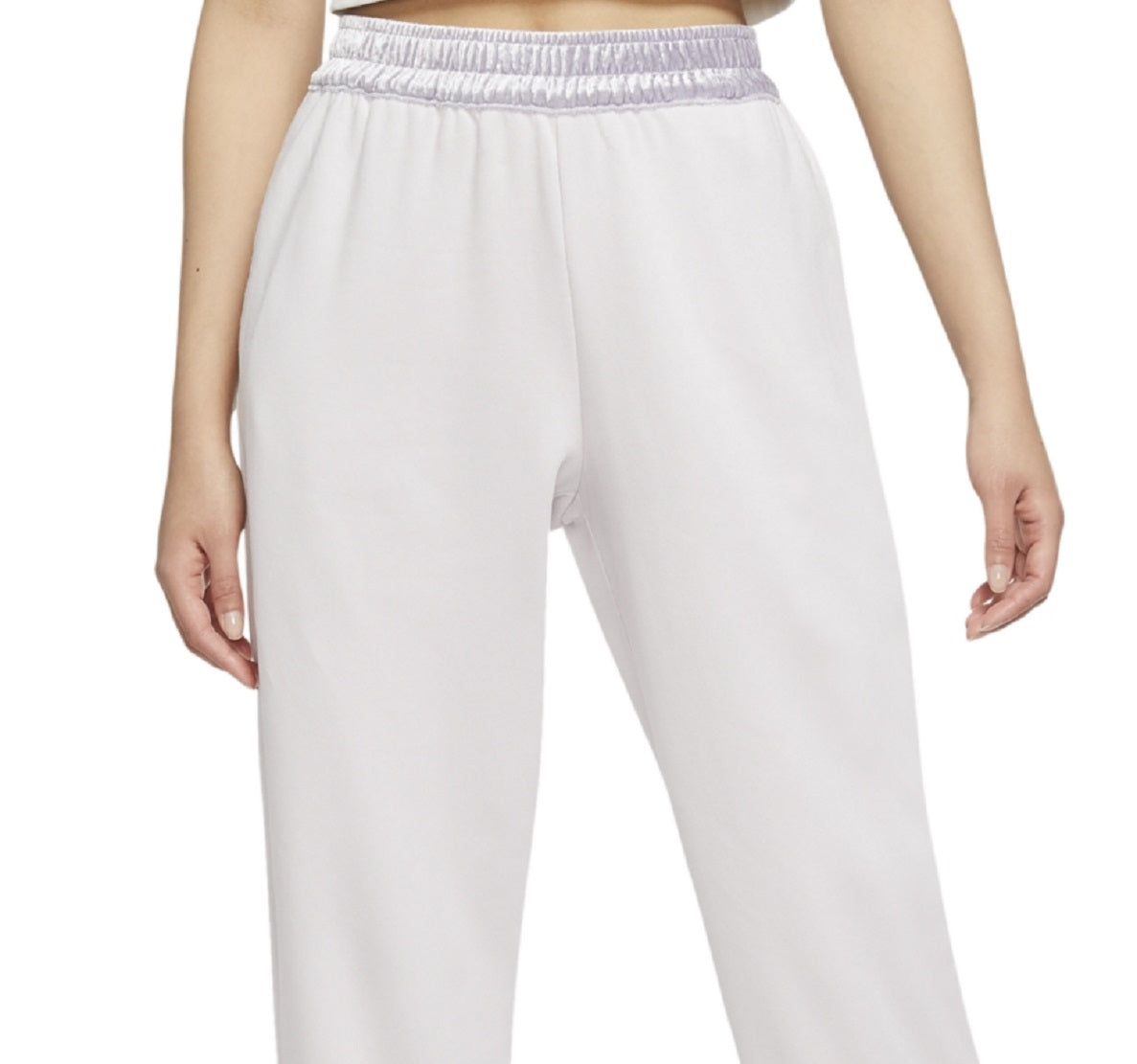 Calça de moletom Nike Sportswear Femme Easy Fleece Feminina Branca Tamanho 2X