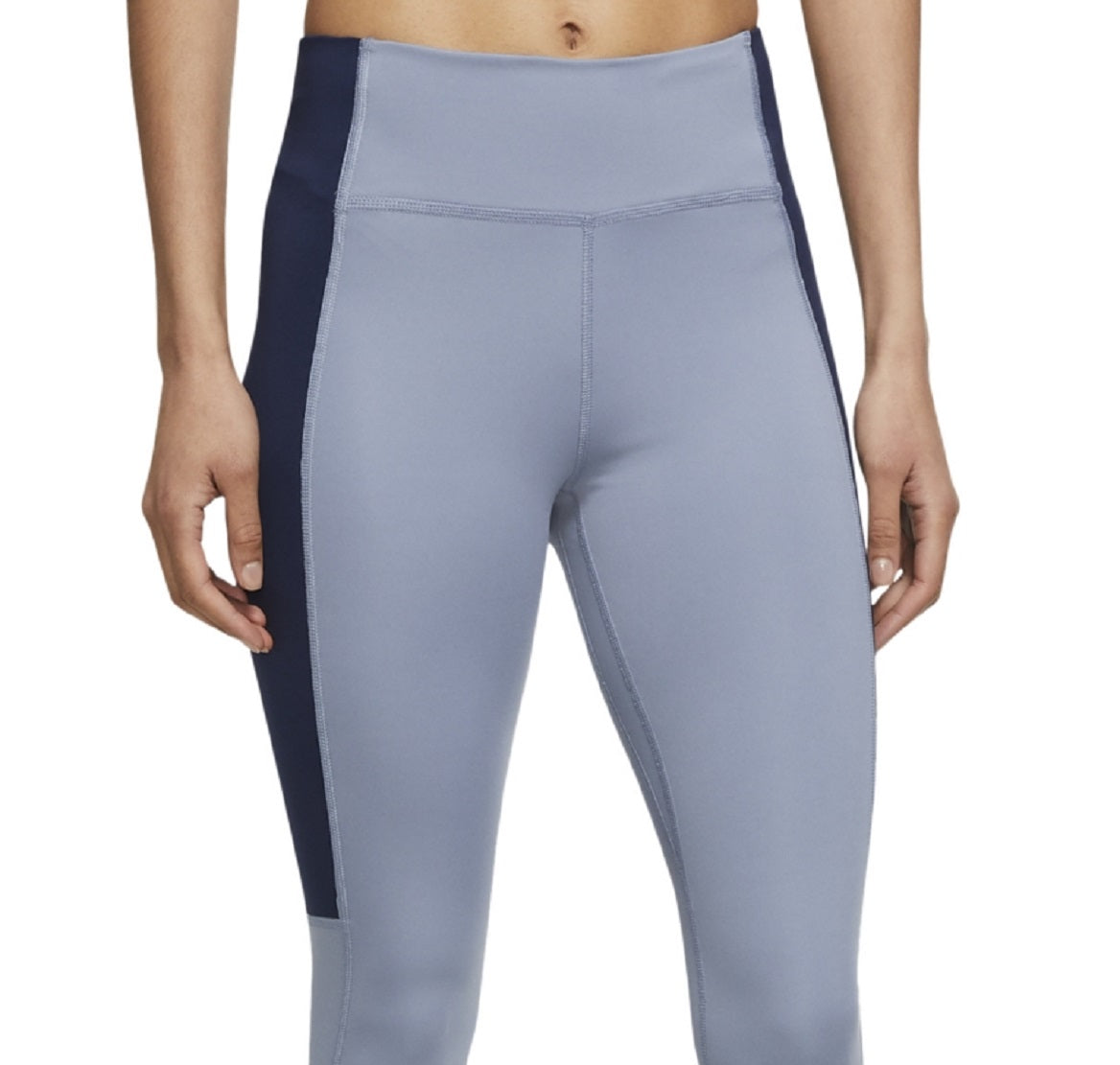 Calça legging Nike feminina para treino e fitness, azul, tamanho pequeno