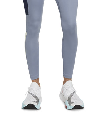 Calça legging Nike feminina para treino e fitness, azul, tamanho médio