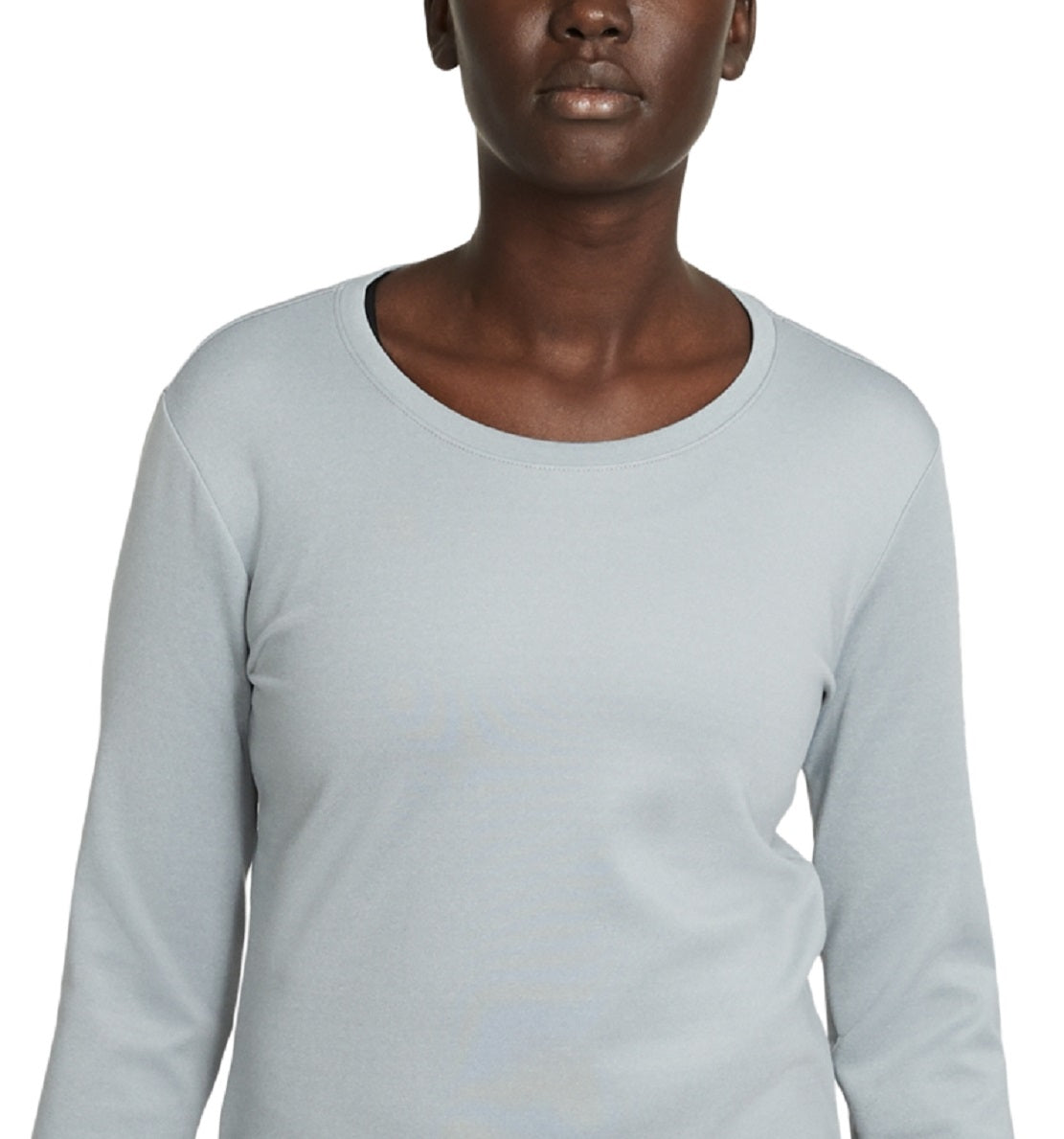 Camisa Nike Therma Fit Manga Longa Feminina Cinza Tamanho X-G