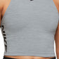 Regata Nike Pro Dri Fit Crop Feminina Cinza Tamanho GG