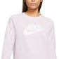 Moletom Nike Essential Fleece Feminino Rosa Tamanho 1X