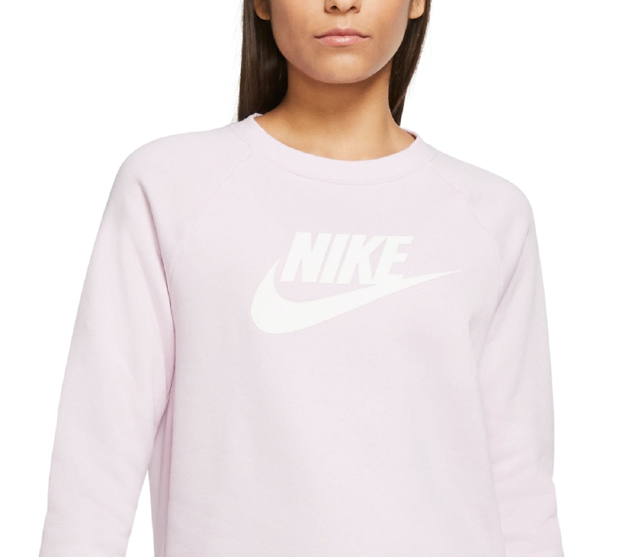 Moletom Nike Essential Fleece Feminino Rosa Tamanho 1X