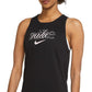 Regata Nike Dri Fit Graphic Training Feminina Preta Tamanho X-S