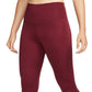 Legging Nike Yoga 7/8 Feminina Vermelha Tamanho Médio