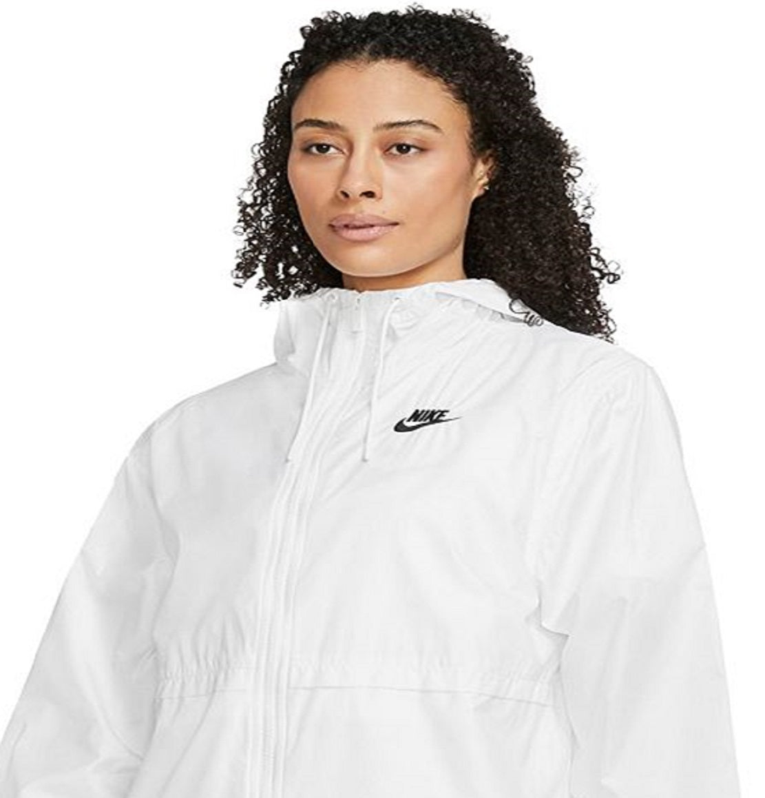 Jaqueta Nike Essential Repel Woven Feminina Branca Tamanho 2XL