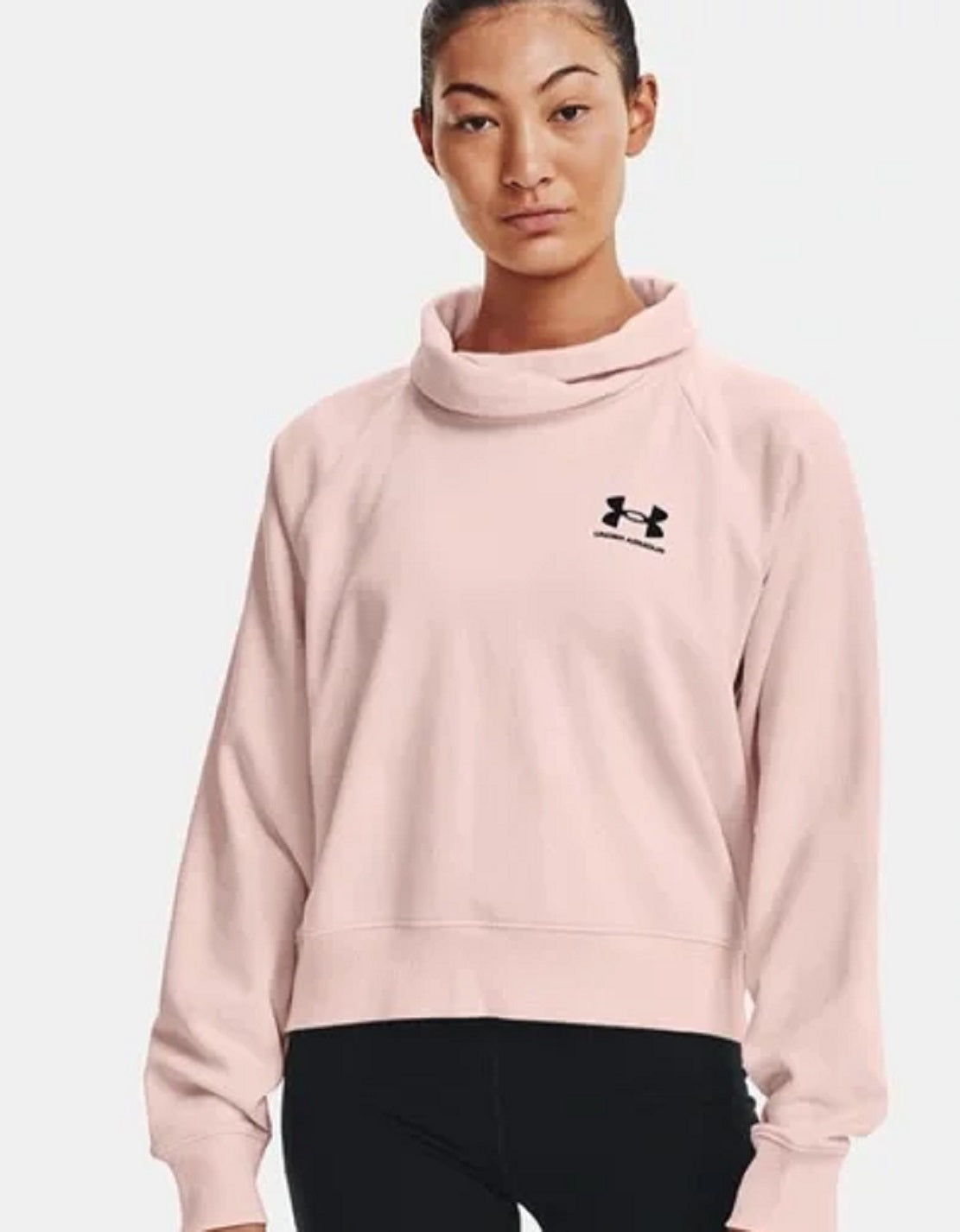 Moletom Under Armour Rival Fleece Feminino Rosa Tamanho P