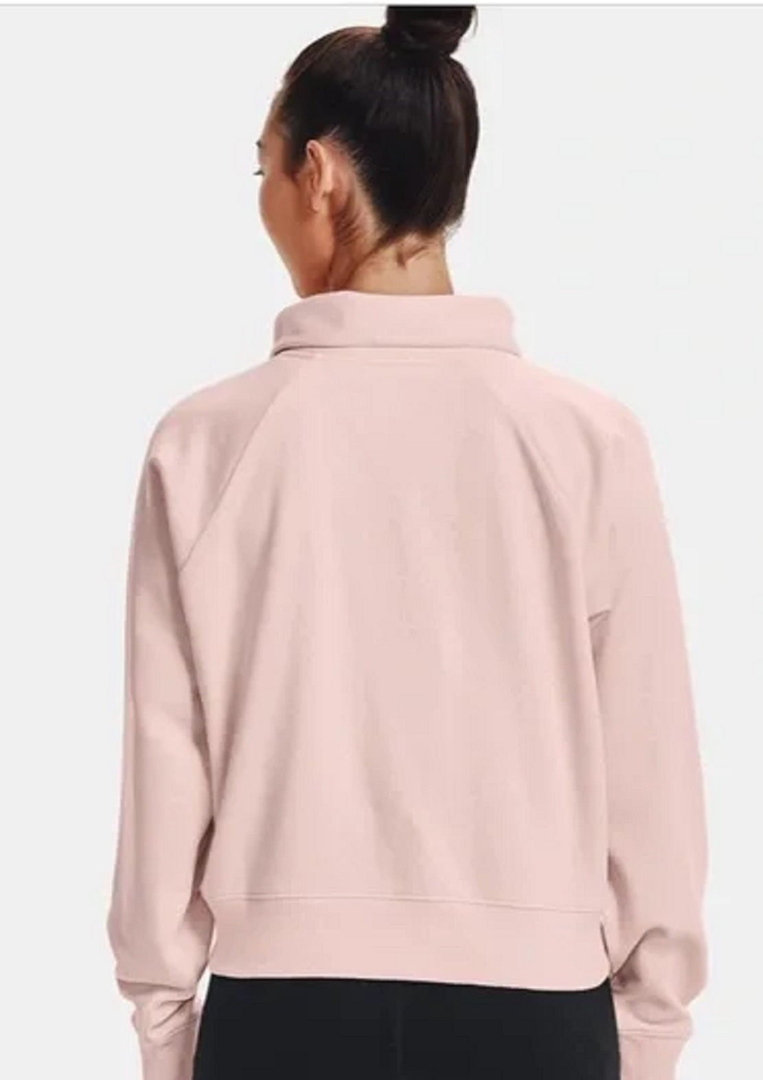 Moletom Under Armour Rival Fleece Feminino Rosa Tamanho P