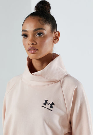 Moletom Under Armour Rival Fleece Feminino Rosa Tamanho X-G