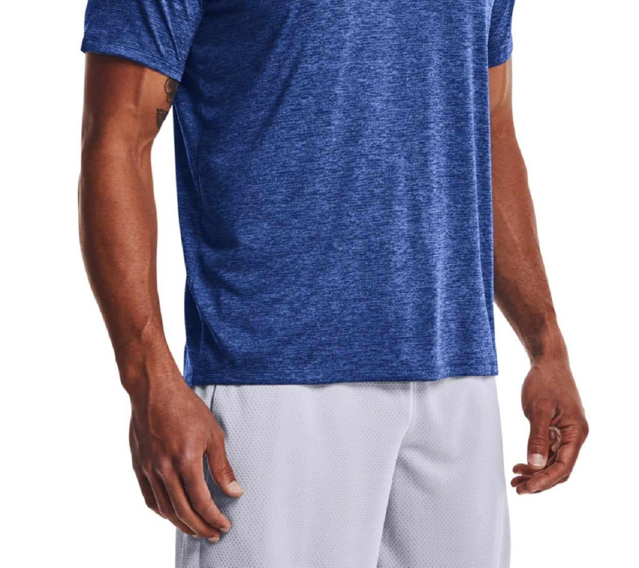 Camiseta Tech V Neck Masculina Under Armour Azul Tamanho XX-G