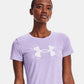 Camiseta Feminina Under Armour Tech Twist Graphic Roxa Tamanho XXG