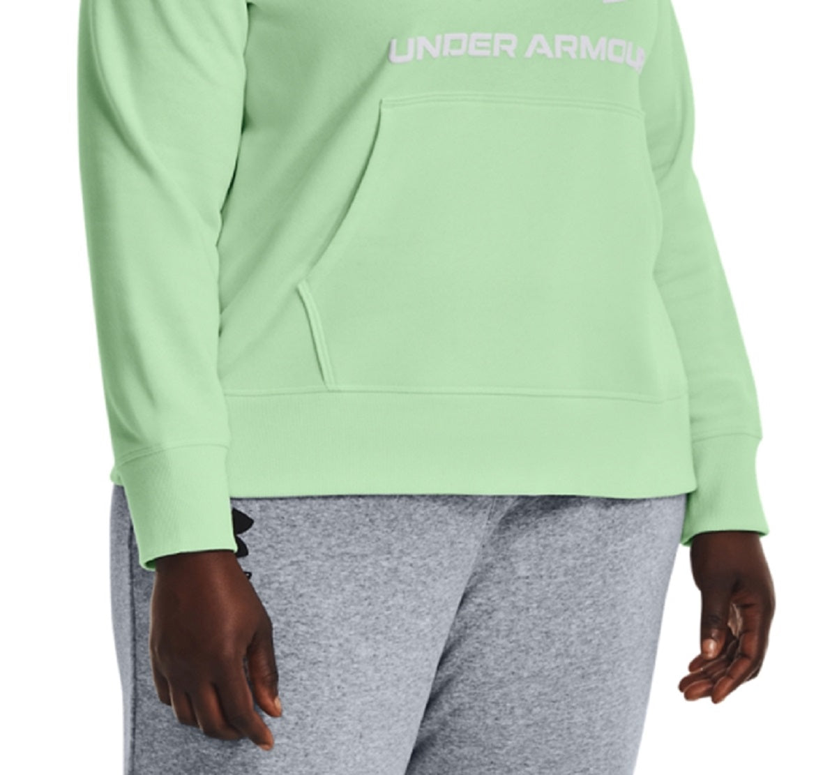 Under Armour Rival Fleece Hoodie Feminino Verde Tamanho 2X
