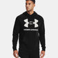 Under Armour Plus Ua Rival Fleece Hoodie Masculino Preto Tamanho 1X