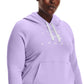 Under Armour Plus Rival Fleece Hoodie Feminino Roxo Tamanho 1X