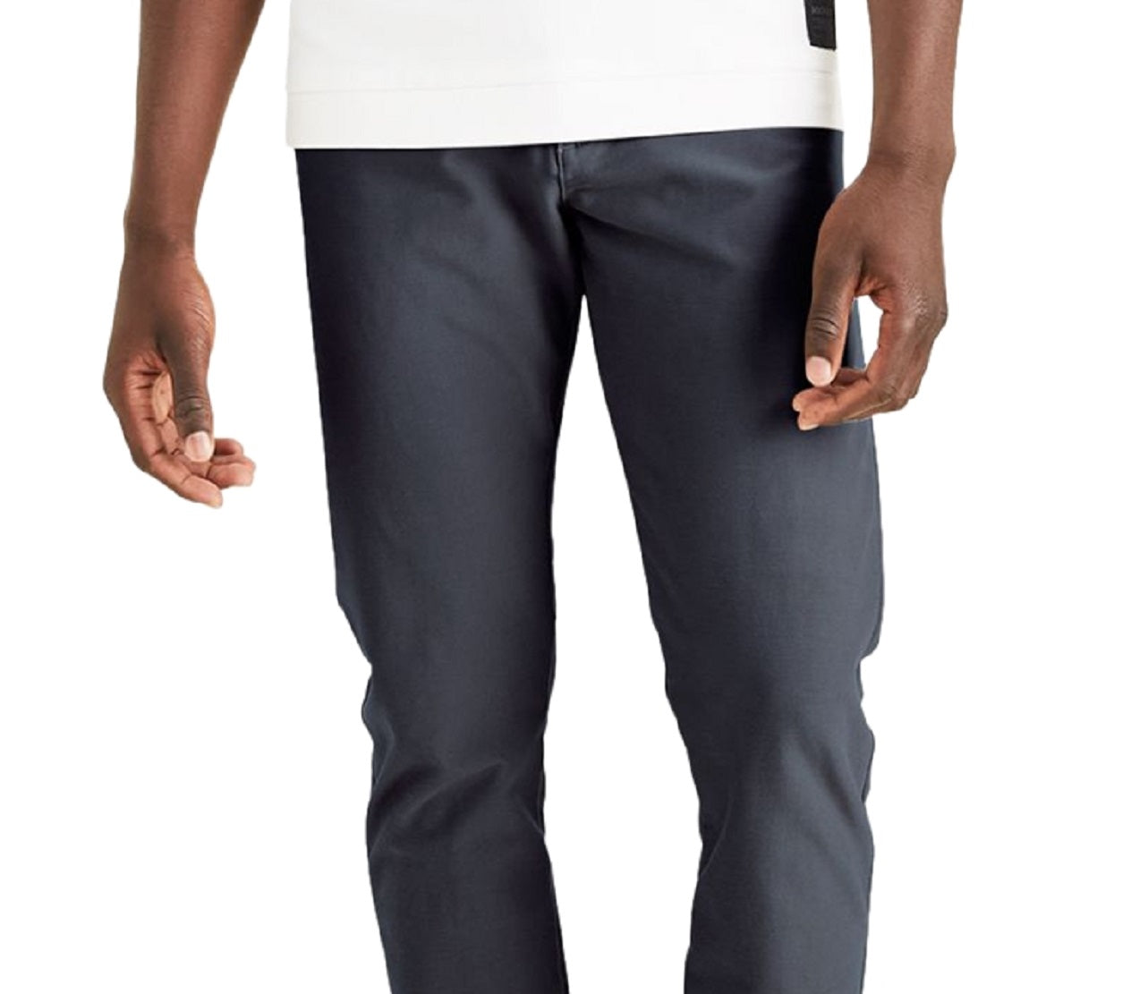 Calça Chino Dockers Slim Fit Comfort Knit Masculina Azul Tamanho 34X32